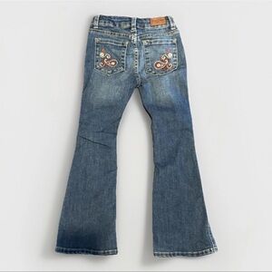 Shyanne Girls’ Maren Embroidered Jeans – Size 6 – Medium Wash Western Denim